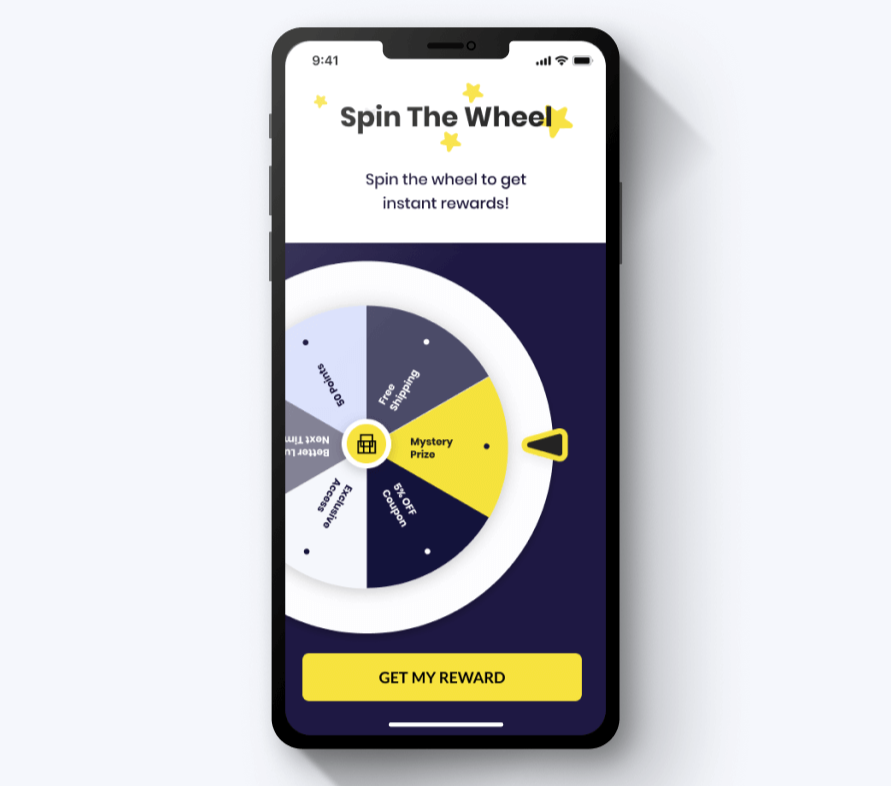 Spin to win loyalty program