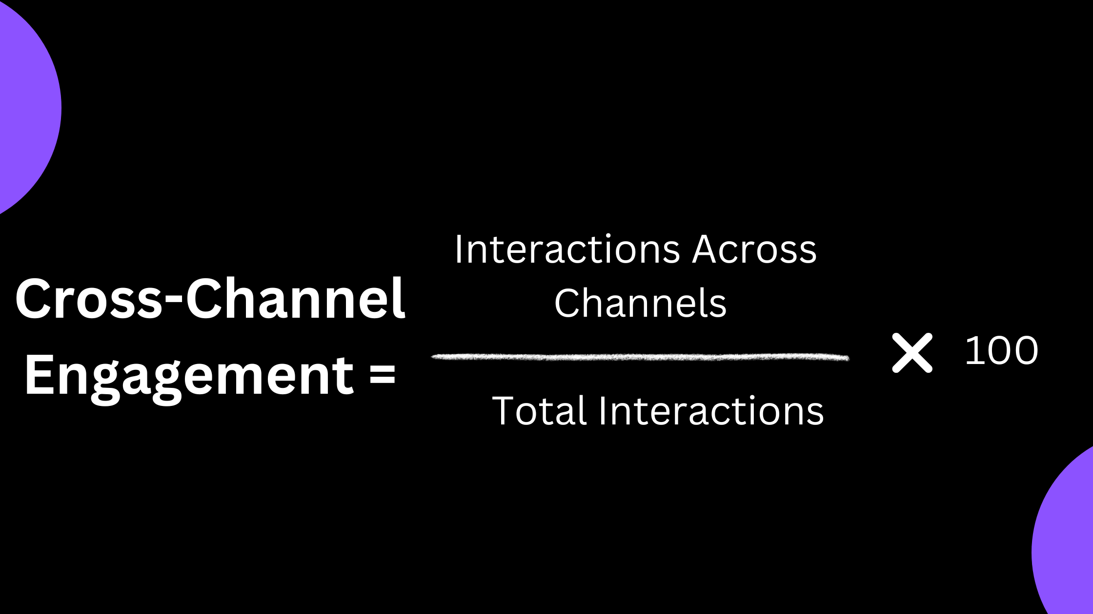 cross channel engagement formula