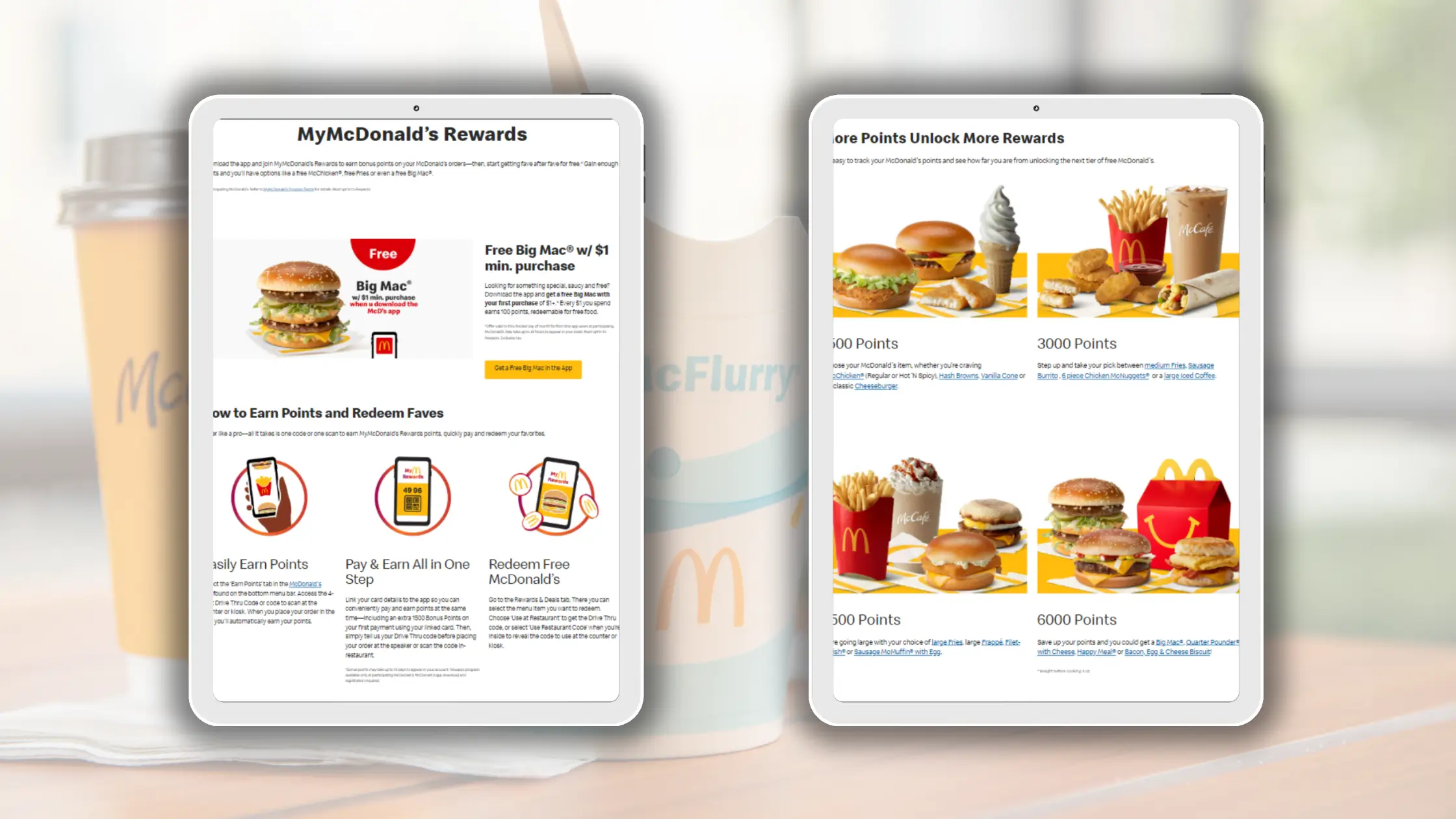 McDonald's loyalty program example