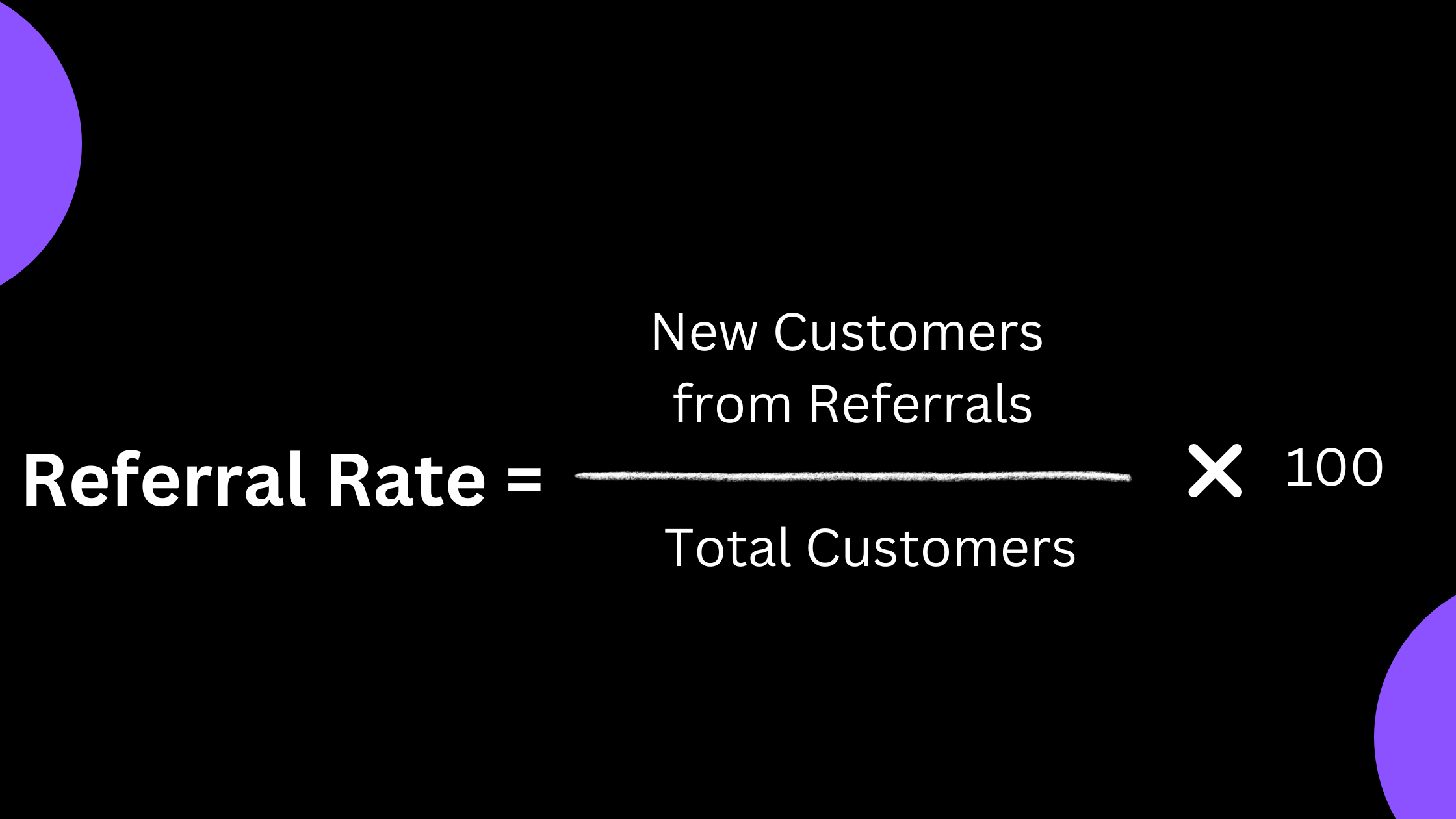 referral rate formula