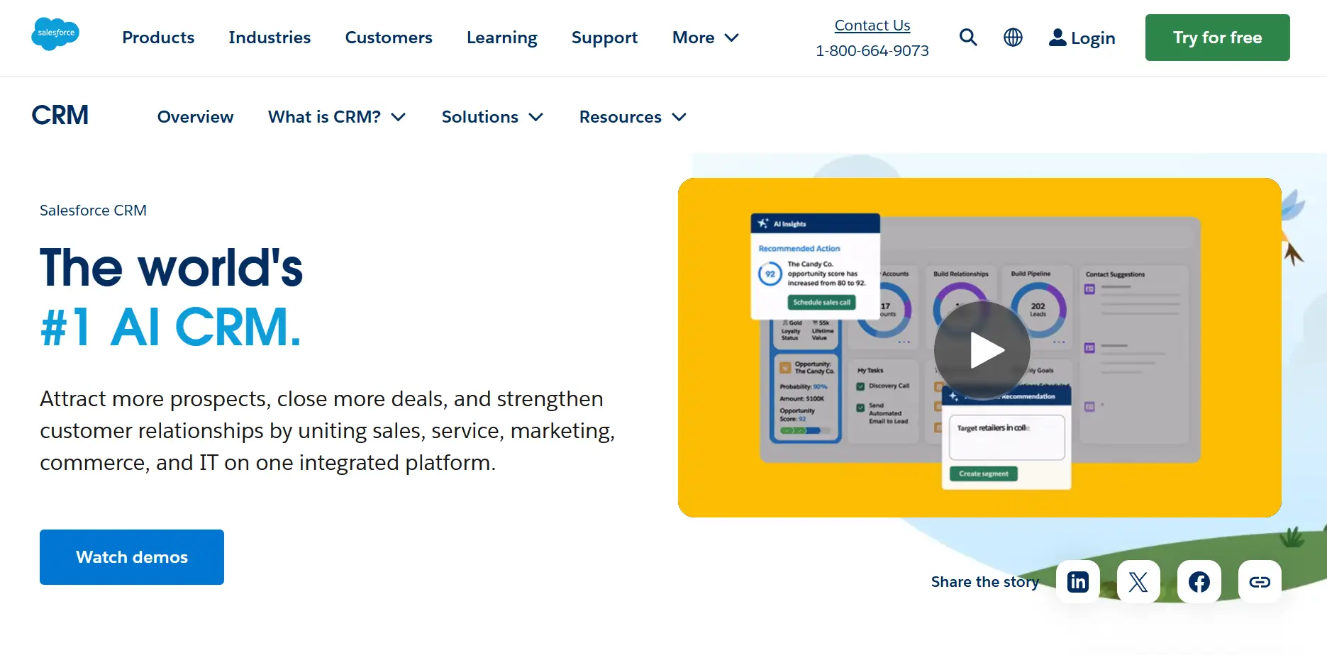 SalesForce CRM marketing tool